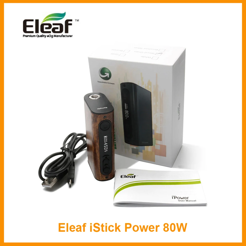 Original Eleaf iStick Power /iPower 80W TC Mod Built in 5000mAh Battery Output 80W Mode Battery Mod ipower istick
Original Eleaf iStick Power /iPower 80W TC Mod Built in 5000mAh Battery Output 80W Mode Battery Mod ipower istick