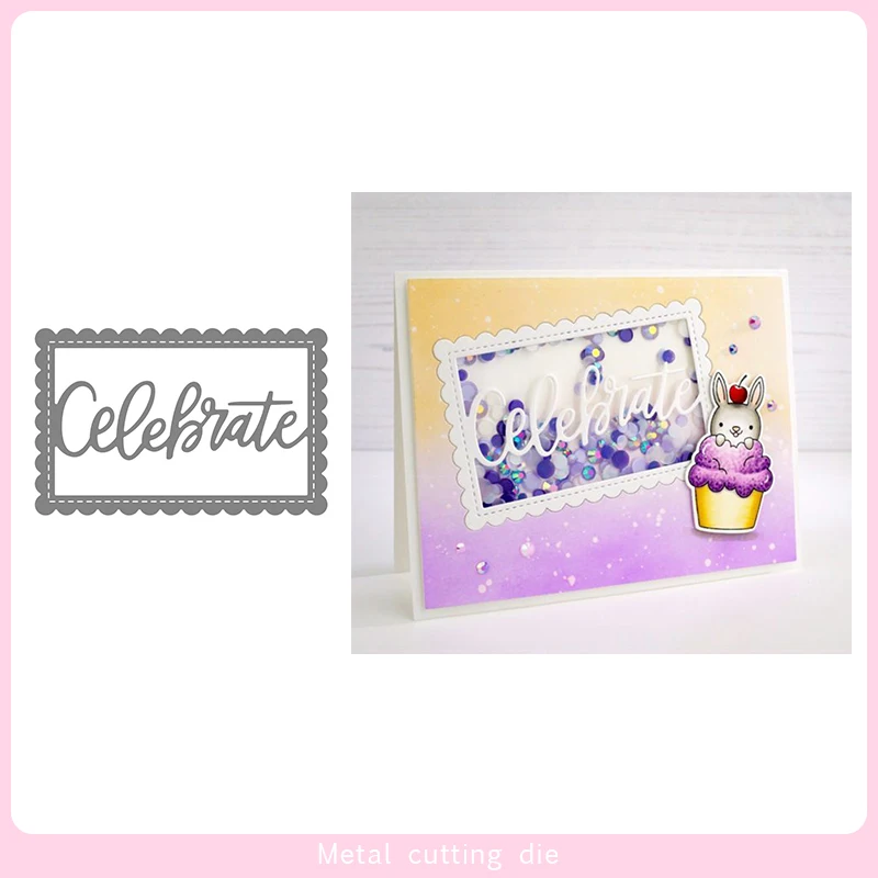Metal Cutting Dies Celebrate words Lace frame Die Scrapbooking Embossing Paper Craft Album Cards Punch Art cutter die 2019
Metal Cutting Dies Celebrate words Lace frame Die Scrapbooking Embossing Paper Craft Album Cards Punch Art cutter die 2019