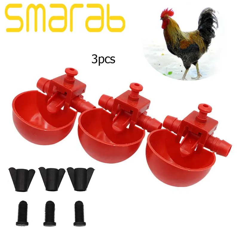 3pcs/sets Automatic Bird Coop Feed Poultry Water Drinking Cups Chicken Fowl Drinker Cups Bird Feeders Breeding Equipment
3pcs/sets Automatic Bird Coop Feed Poultry Water Drinking Cups Chicken Fowl Drinker Cups Bird Feeders Breeding Equipment