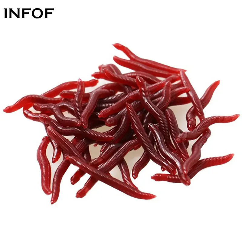 INFOF 100-200pcs/pack Finesse Worm Soft Baits 3.5cm/0.2g Soft Fishing Lure Bass Carp Fishing Bait Artificial Earthworms
INFOF 100-200pcs/pack Finesse Worm Soft Baits 3.5cm/0.2g Soft Fishing Lure Bass Carp Fishing Bait Artificial Earthworms
