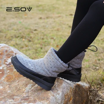 ESOV Women's Winter Boots 2018 Fashion Polka Dot Warm Down Snow Boot Ankle Boots For Women Female Shoes Woman Boot Winter Shoes
ESOV Women's Winter Boots 2018 Fashion Polka Dot Warm Down Snow Boot Ankle Boots For Women Female Shoes Woman Boot Winter Shoes