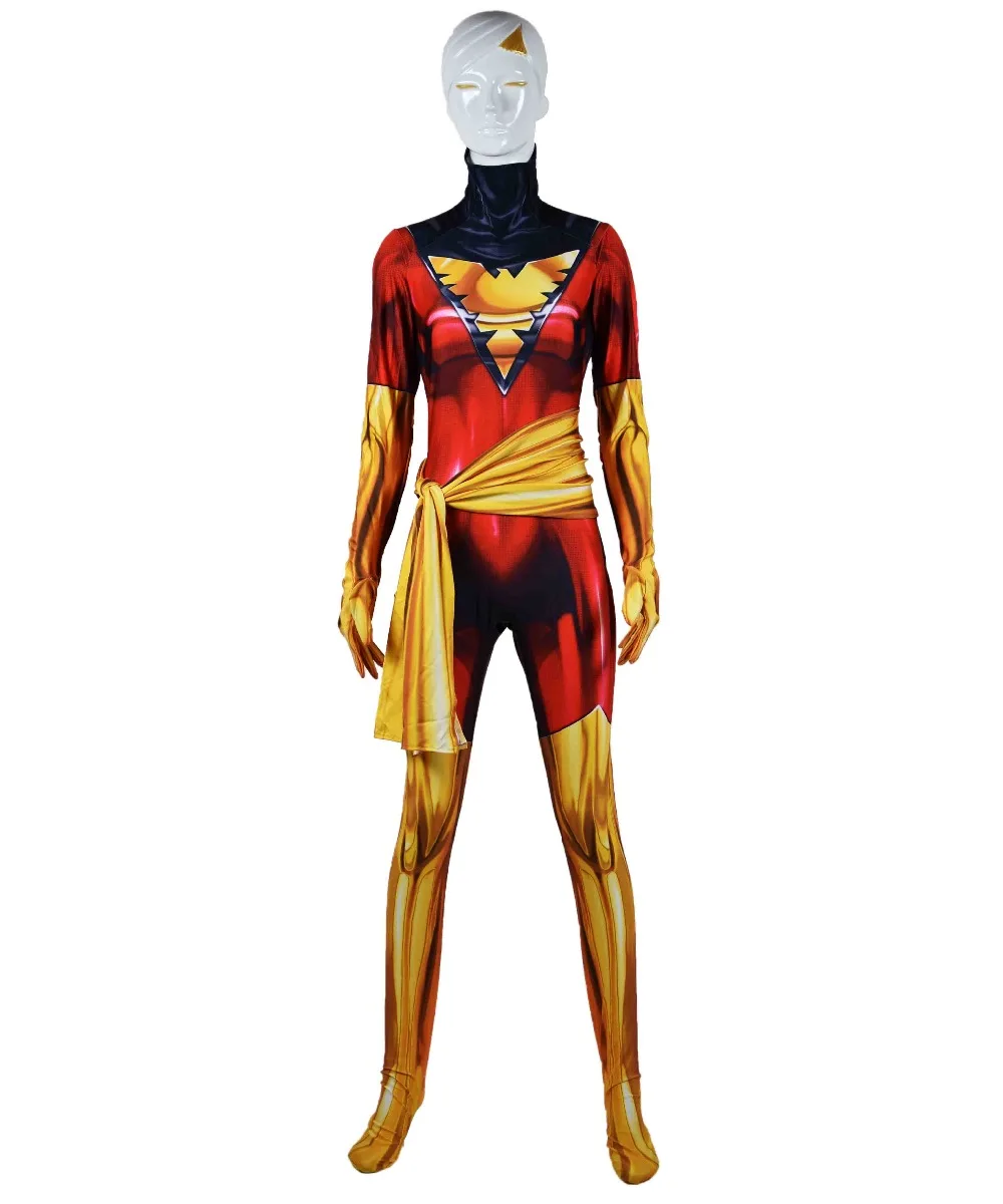Free Shipping 3D Printting Female X-men Dark Phoenix Superhero Costume NEW Jean Grey Cosplay Costume Tight Catsuit Bodysuit
Free Shipping 3D Printting Female X-men Dark Phoenix Superhero Costume NEW Jean Grey Cosplay Costume Tight Catsuit Bodysuit