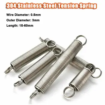 10Pcs 304 Stainless Dual Hook Small Expansion Tension Spring Outer Diameter 3mm Wire Diameter 0.5mm Hardware Accessories
10Pcs 304 Stainless Dual Hook Small Expansion Tension Spring Outer Diameter 3mm Wire Diameter 0.5mm Hardware Accessories