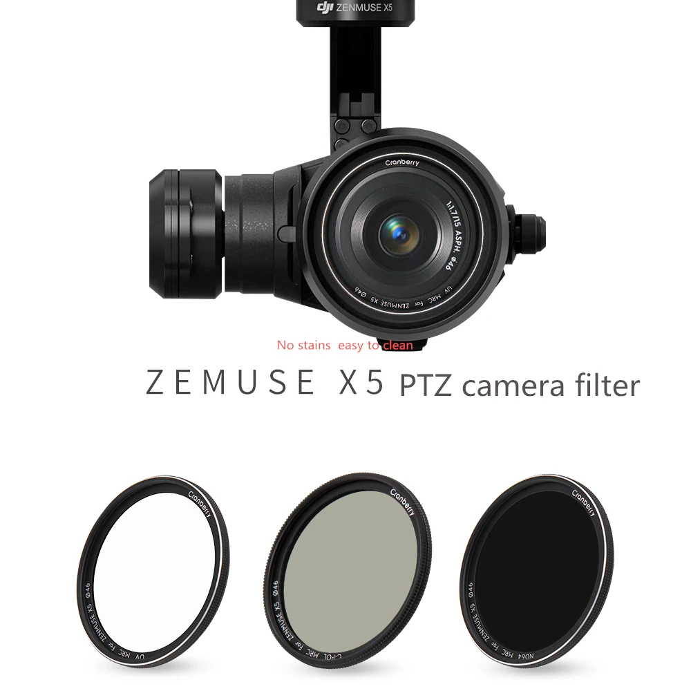 Зеркальный поляризатор ND светильник камеры DJI zenmuse zen X5/X5S/X5R PTZ | Электроника