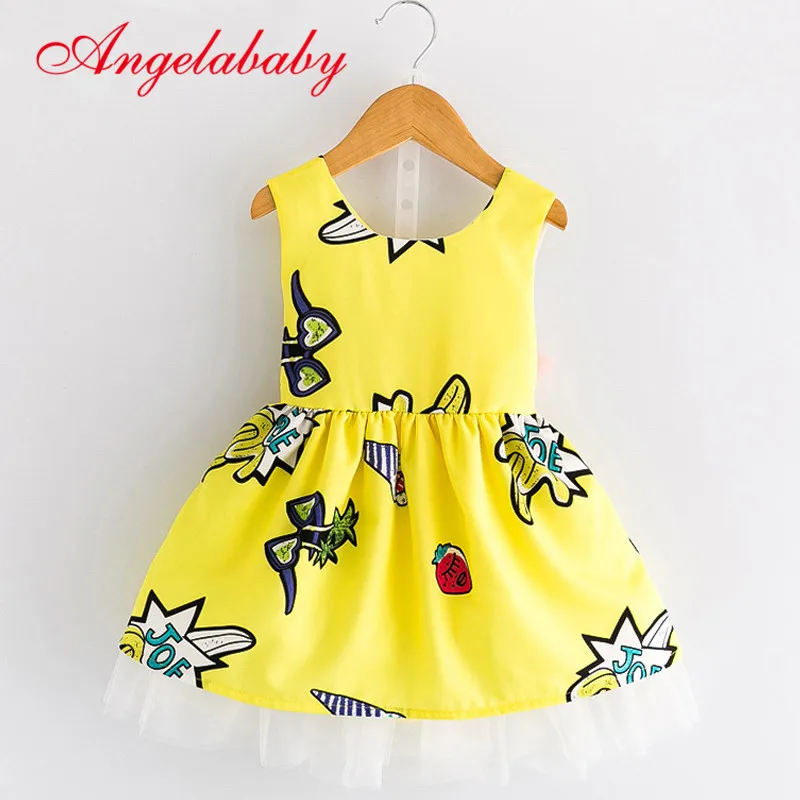 Girls Vestidos Dresses 2019 Summer New Girl Sweet Cute Cartoon Graffiti Halter Sleeveless Dresses Kids dresses for girls
Girls Vestidos Dresses 2019 Summer New Girl Sweet Cute Cartoon Graffiti Halter Sleeveless Dresses Kids dresses for girls