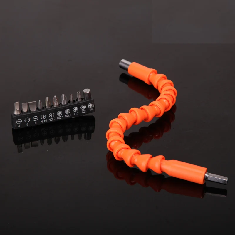 Snake flexible Cardan shaft Charging drill electric screwdriver bit special-universal shaft extension wand hose connection shaft
Snake flexible Cardan shaft Charging drill electric screwdriver bit special-universal shaft extension wand hose connection shaft