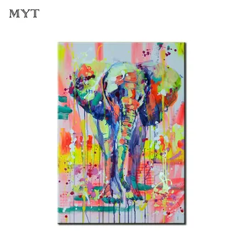 Hand Painted Color Animals Oil Painting Hang Paintings Modern Elephant Picture For Home Decor Running Water Canvas for room
Hand Painted Color Animals Oil Painting Hang Paintings Modern Elephant Picture For Home Decor Running Water Canvas for room