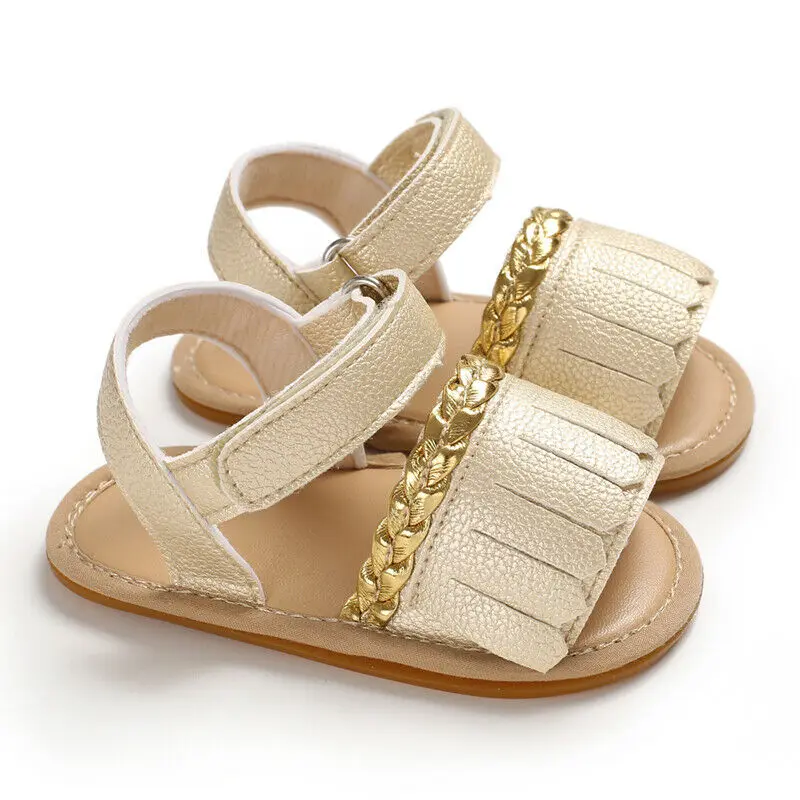 Newborn Baby Sandals Tassel Soft Sole Crib Shoes Kids Anti-slip Prewalker Summer Fashion Casual Shose
Newborn Baby Sandals Tassel Soft Sole Crib Shoes Kids Anti-slip Prewalker Summer Fashion Casual Shose