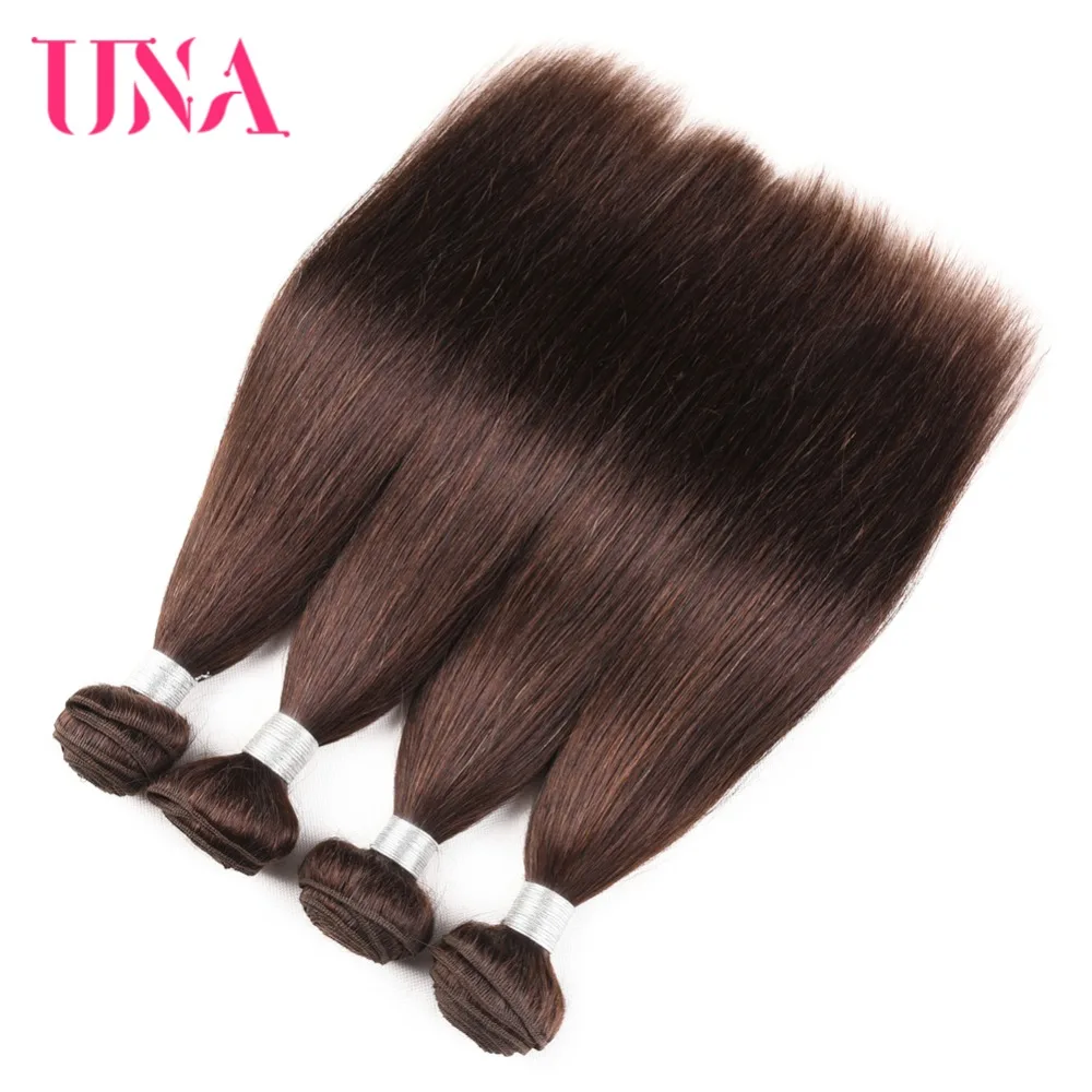 UNA Brazilian Hair Weaves Light Brown Color #4 Straight Hair Weaves Remy Human Hair Bundles Soft Smooth No Shedding
UNA Brazilian Hair Weaves Light Brown Color #4 Straight Hair Weaves Remy Human Hair Bundles Soft Smooth No Shedding