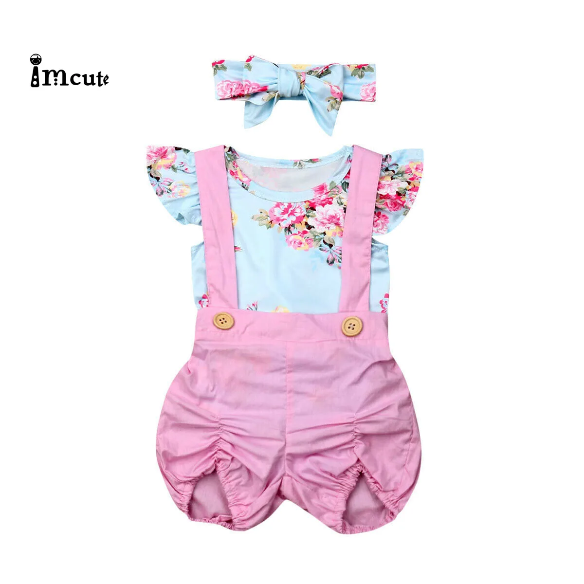 Lovely Girls Infant Baby Kids Toddler Cute Outfits 3Pcs Set Floral Romper Overalls 3Pcs Set Cute Outfits New
Lovely Girls Infant Baby Kids Toddler Cute Outfits 3Pcs Set Floral Romper Overalls 3Pcs Set Cute Outfits New
