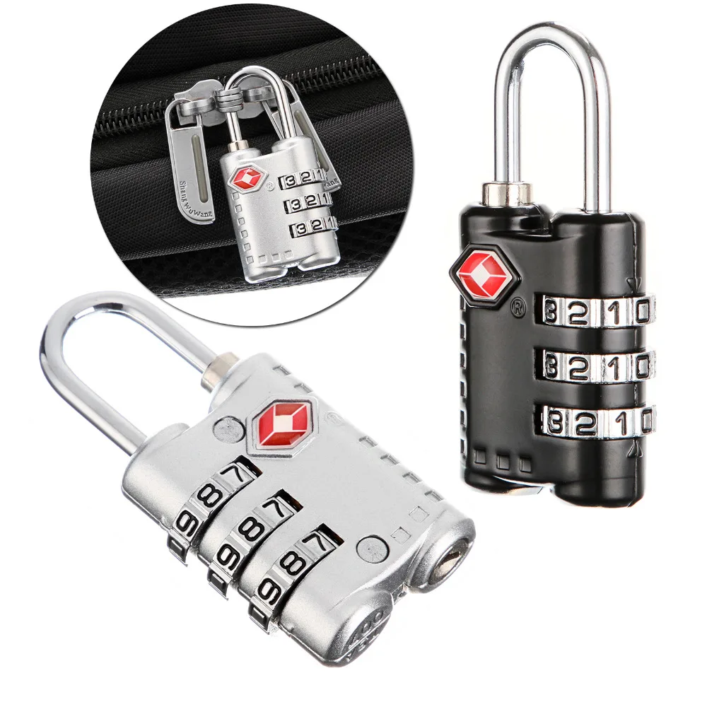 TSA Approved Luggage Locks 3 Digit Combination Travel Locks for Travel Bag, Suit Case, Lockers, Gym, with Zinc Alloy Body
TSA Approved Luggage Locks 3 Digit Combination Travel Locks for Travel Bag, Suit Case, Lockers, Gym, with Zinc Alloy Body