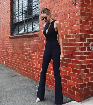 2019 New Bandage Summer Women's Black Jumpsuit Tights With O-neck Sexy Nightclub Overalls Women's Wholesale
2019 New Bandage Summer Women's Black Jumpsuit Tights With O-neck Sexy Nightclub Overalls Women's Wholesale