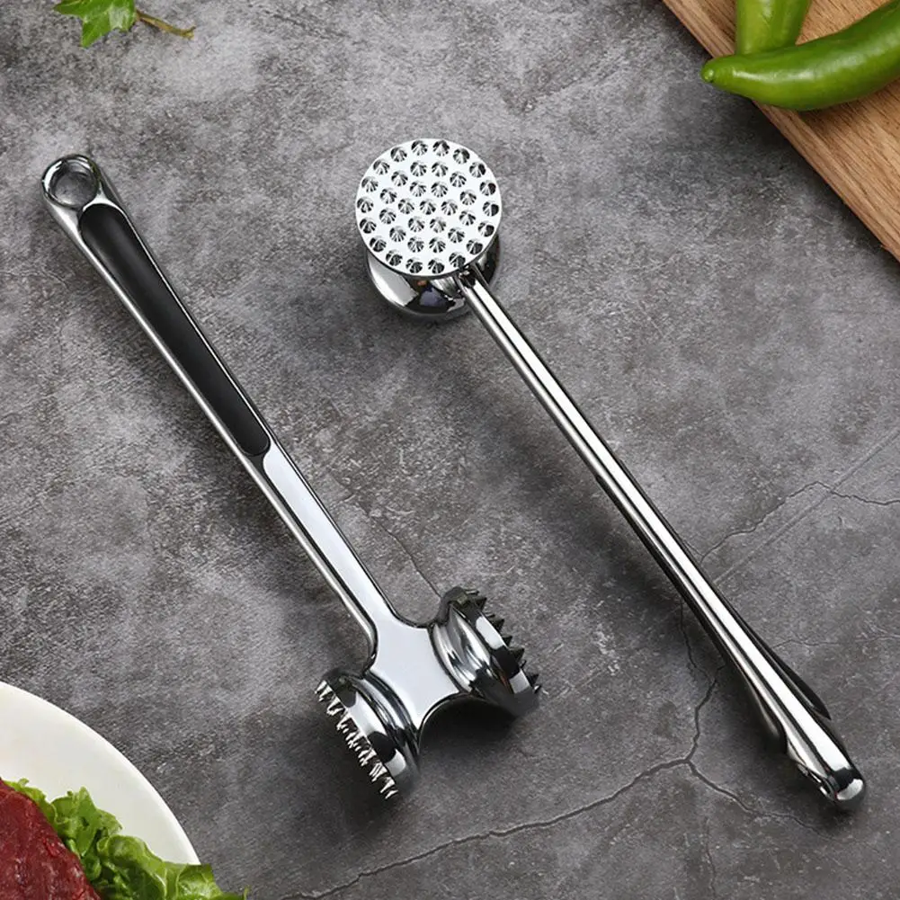 High-grade Stainless Steel Beef Meat Hammer loose Meat Steak Meat Hammer Smashing Meat Tenderizer Pounders
High-grade Stainless Steel Beef Meat Hammer loose Meat Steak Meat Hammer Smashing Meat Tenderizer Pounders