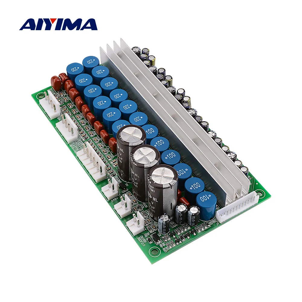 

AIYIMA 7.1 TPA3116 Power Amplifier Board 100W 50W Subwoofer Surround Central Speaker Audio Amplifiers Home AMP DC12-24V