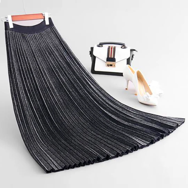 2019 Summer Fashion Women's High Waist Pleated Solid Color Length Elastic Skirt Promotions Lady Black Pink Party Casual Skirts
2019 Summer Fashion Women's High Waist Pleated Solid Color Length Elastic Skirt Promotions Lady Black Pink Party Casual Skirts