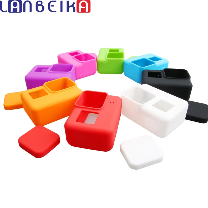 LANBEIKA For Gopro Silicone Case Soft Silicone Lens Cap Cover Rubber Shell for Go Pro Hero6 Hero5 Hero7 5 6 7 Black Protective
LANBEIKA For Gopro Silicone Case Soft Silicone Lens Cap Cover Rubber Shell for Go Pro Hero6 Hero5 Hero7 5 6 7 Black Protective