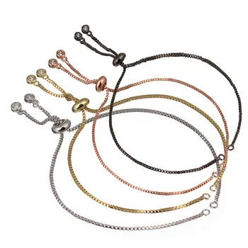 XINYAO 2pcs/lot Cubic Zirconia Box Chains For Bracelets Findings Diy Rose Gold/Gunblack Color Link Chains Jewelry Making F5458
XINYAO 2pcs/lot Cubic Zirconia Box Chains For Bracelets Findings Diy Rose Gold/Gunblack Color Link Chains Jewelry Making F5458