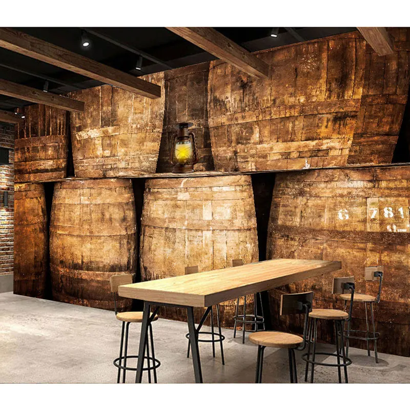 Vintage Home Bar Decor Wall Papers Retro Oak Barrel Photo Wallpaper Murals Papel De Parede 3D Self Adhesive Vinyl/Silk Wallpaper
Vintage Home Bar Decor Wall Papers Retro Oak Barrel Photo Wallpaper Murals Papel De Parede 3D Self Adhesive Vinyl/Silk Wallpaper