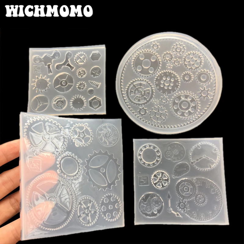 New 1PCS Gear Shape Charms Craft DIY Transparent UV Resin Liquid Silicone Combination Molds for Necklace Earring Making Jewelry
New 1PCS Gear Shape Charms Craft DIY Transparent UV Resin Liquid Silicone Combination Molds for Necklace Earring Making Jewelry