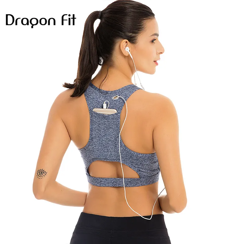Dragon Fit Women Sports Bra with Phone Pocket Underwear Top For Running Gym Female Compression Shakeproof Push Up Yoga Bra
Dragon Fit Women Sports Bra with Phone Pocket Underwear Top For Running Gym Female Compression Shakeproof Push Up Yoga Bra