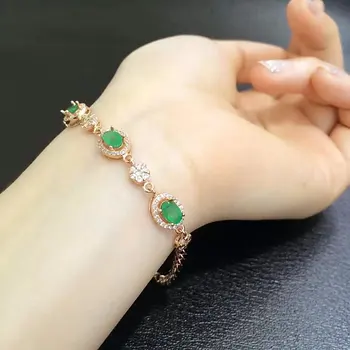2017 Real Qi Xuan_Fashion Jewelry_Colombia Green Stone Fashion Bracelets_Rose Gold Color Green Bracelet_Factory Directly Sales
2017 Real Qi Xuan_Fashion Jewelry_Colombia Green Stone Fashion Bracelets_Rose Gold Color Green Bracelet_Factory Directly Sales