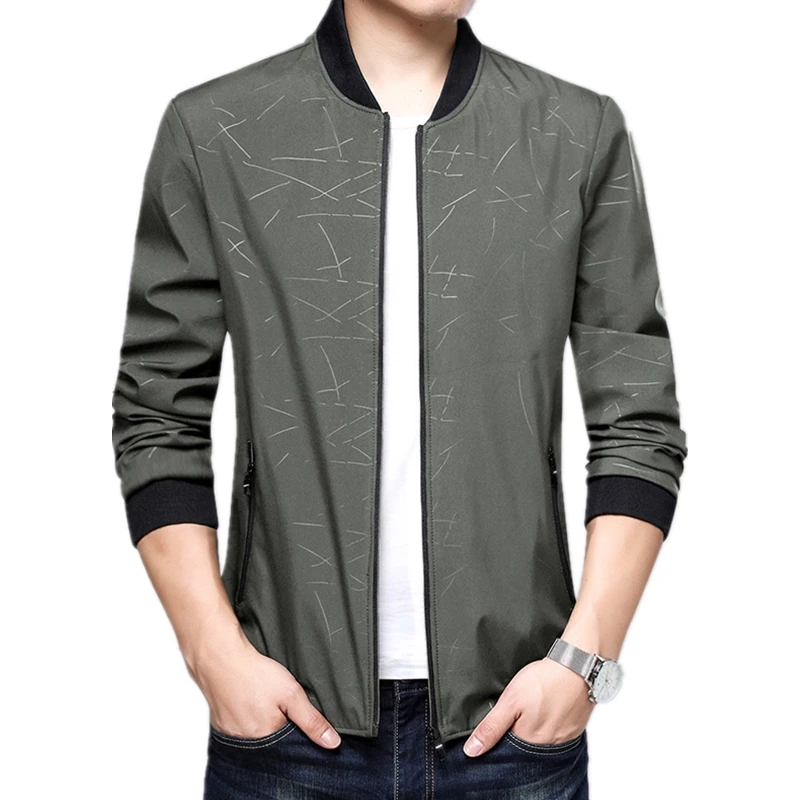 Brand Zipper Casual Jackets For Men Clothes Fashion Long Sleeve Striped Print Jaqueta Masculino Army Green Camouflage Outerwear
Brand Zipper Casual Jackets For Men Clothes Fashion Long Sleeve Striped Print Jaqueta Masculino Army Green Camouflage Outerwear
