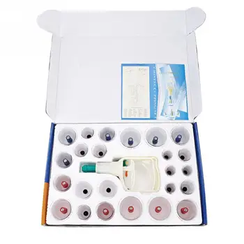 24PCs Cups Chinese Vacuum Cupping Set Thicken Cans Body Massage Therapy Suction Cupping Acupuncture Anti Cellulite Liposuction
24PCs Cups Chinese Vacuum Cupping Set Thicken Cans Body Massage Therapy Suction Cupping Acupuncture Anti Cellulite Liposuction