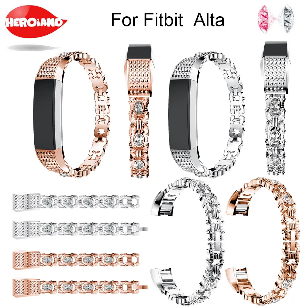 Wristband For Fitbit Alta Watch Rhinestone Luxury Diamond Watchband wrist Metal Straps band Stainless Steel Watch Band Bracelet
Wristband For Fitbit Alta Watch Rhinestone Luxury Diamond Watchband wrist Metal Straps band Stainless Steel Watch Band Bracelet
