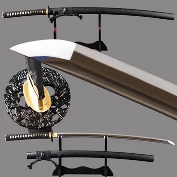 Brandon Swords Real Sharp Japanese Katana Manganese Steel Full Tang Samurai Sword Real Leather Handle Knife with High Grade Hi
Brandon Swords Real Sharp Japanese Katana Manganese Steel Full Tang Samurai Sword Real Leather Handle Knife with High Grade Hi