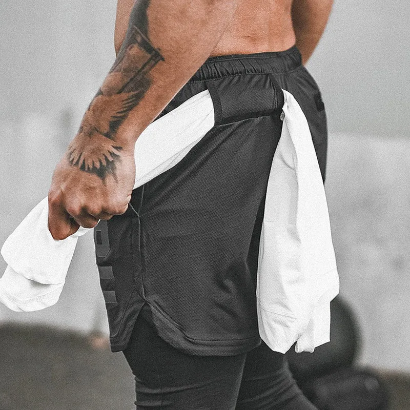 Men's 2 in 1 Running Shorts Mens Sports Shorts Quick Drying Training Exercise Jogging Cycling Shorts with Built-in pocket Liner
Men's 2 in 1 Running Shorts Mens Sports Shorts Quick Drying Training Exercise Jogging Cycling Shorts with Built-in pocket Liner