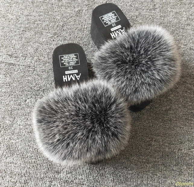 Real Fur Slippers platform Women Fox Home Fluffy Slippers With Feathers Furry Summer Flats Ladies Shoes Fox Fur Flip Flops
Real Fur Slippers platform Women Fox Home Fluffy Slippers With Feathers Furry Summer Flats Ladies Shoes Fox Fur Flip Flops