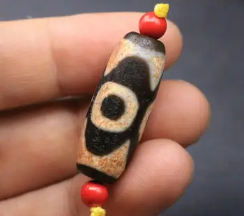 royal Tibetan Oily Old Cinnabar Agate 3 eye tiger-tooth Totem dZi Bead 32mm Super Energy From LK brother Sauces
royal Tibetan Oily Old Cinnabar Agate 3 eye tiger-tooth Totem dZi Bead 32mm Super Energy From LK brother Sauces