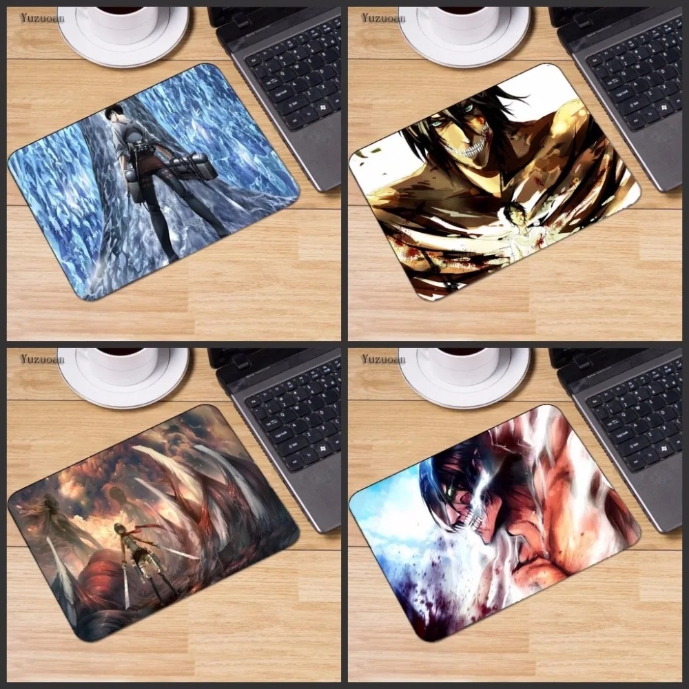 Yuzuoan Make Your Own Amazing MousePad Attack on Titan Soldiers Customized Computer Notebook Beautiful Anime Mouse Table mat | Компьютеры