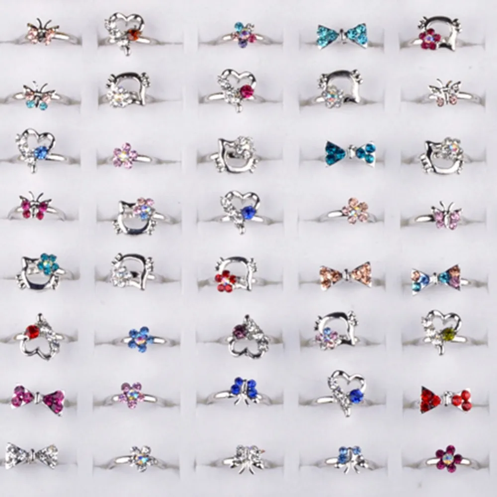 2019 Promotion Rushed Anillos Wholesale Mix Lot 60pcs Plated Assorted Design Ring Kid Child Party Small Size Adjustable Fashion
2019 Promotion Rushed Anillos Wholesale Mix Lot 60pcs Plated Assorted Design Ring Kid Child Party Small Size Adjustable Fashion