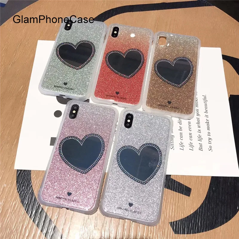 GlamPhoneCase Heart-shaped Elliptical Mirror Phone Case For iPhone X XS Max XR Soft Silicone Cover For iPhone 7 8 6 6s Plus Case
GlamPhoneCase Heart-shaped Elliptical Mirror Phone Case For iPhone X XS Max XR Soft Silicone Cover For iPhone 7 8 6 6s Plus Case
