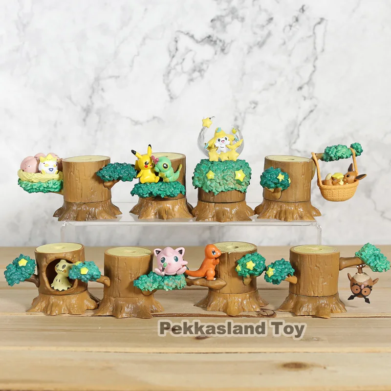 Monster Forest vol.2 Jirachi Hoothoot Togepi Jigglypuff Pikachu Caterpie Mimikyu Eevee Charmander Mini PVC Figures Toys 8pcs/set
Monster Forest vol.2 Jirachi Hoothoot Togepi Jigglypuff Pikachu Caterpie Mimikyu Eevee Charmander Mini PVC Figures Toys 8pcs/set