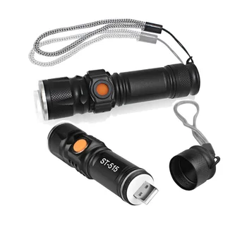 USB Rechargeable XML T6 3800LM LED Flashlight 3 Modes Built-in 18650 Portable Lamp Lantern Torch Zoomable Flash Light
USB Rechargeable XML T6 3800LM LED Flashlight 3 Modes Built-in 18650 Portable Lamp Lantern Torch Zoomable Flash Light