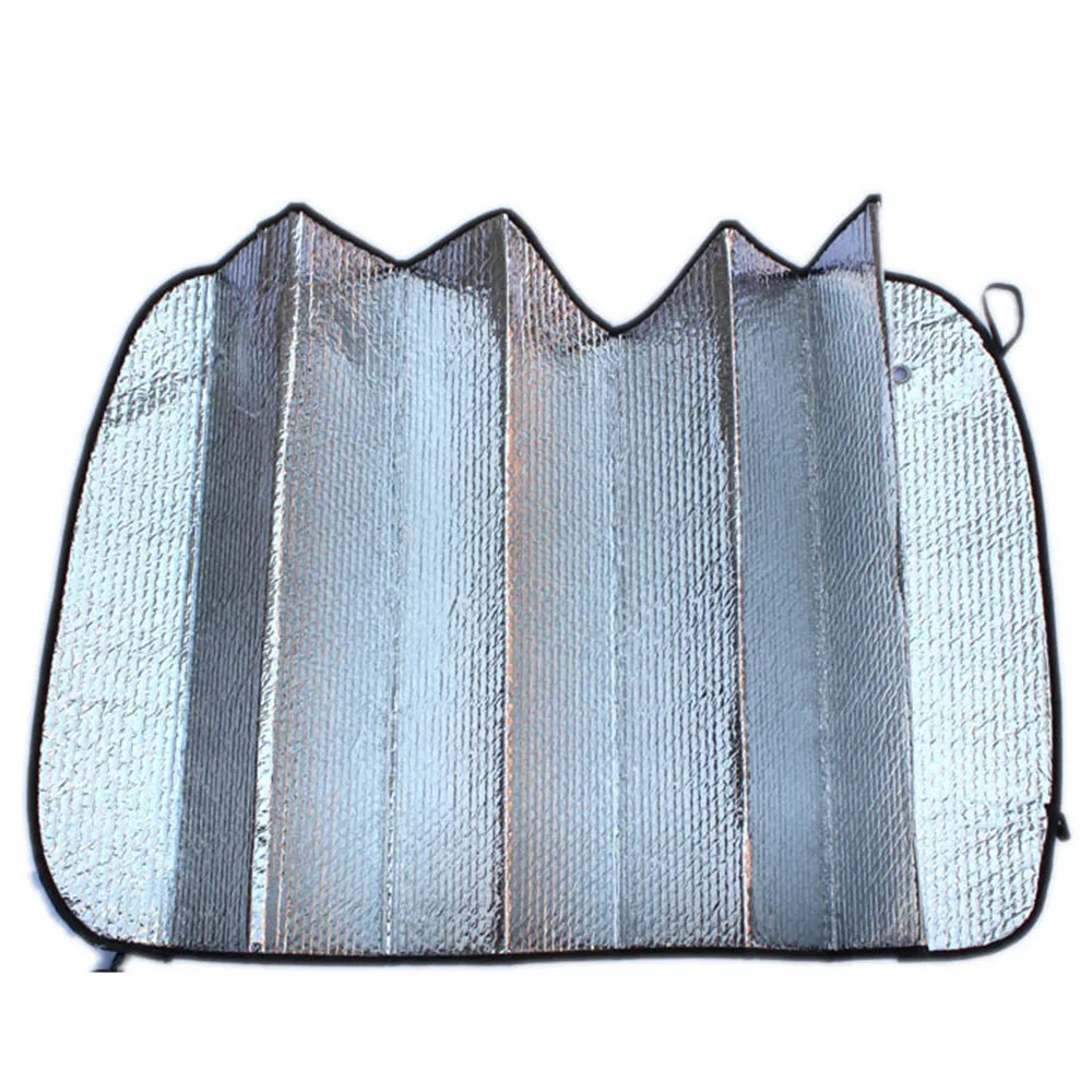 1Pc double-sided sterling silver foil bubble foldable car windshield front and rear window shade 19Mar7
1Pc double-sided sterling silver foil bubble foldable car windshield front and rear window shade 19Mar7