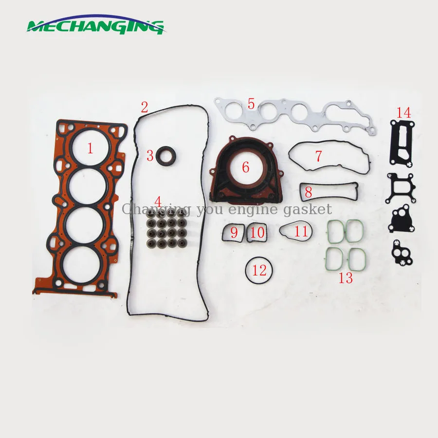 L3 LF FOR MAZDA 3 (BK) 2.0L OR 6 (GG) 2.3L LF17 L3C1 Engine Gasket set Automotive Spare Parts Full Set 8LG1-10-271 50235400
L3 LF FOR MAZDA 3 (BK) 2.0L OR 6 (GG) 2.3L LF17 L3C1 Engine Gasket set Automotive Spare Parts Full Set 8LG1-10-271 50235400