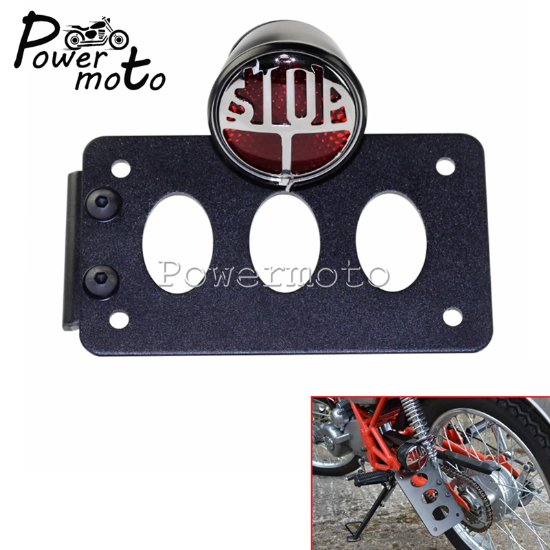 Motorcycle Side Mount Number License Plate Light Bracket Stop LED Tail Light Brake Stop Lamp For Harley Sportster Chopper Bobb
Motorcycle Side Mount Number License Plate Light Bracket Stop LED Tail Light Brake Stop Lamp For Harley Sportster Chopper Bobb