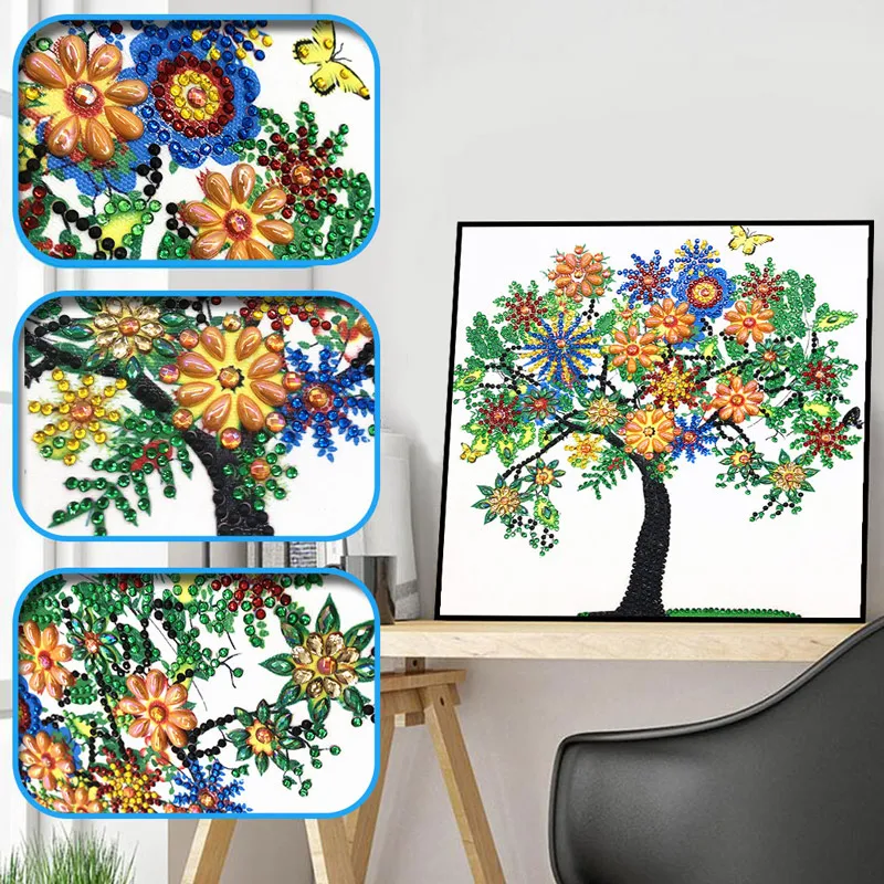 Sashiko Diamond Embroidery Spring Colourful Tree Special Shaped 5d Diamond Painting Rhinestone Drill DIY Crystal Painting
Sashiko Diamond Embroidery Spring Colourful Tree Special Shaped 5d Diamond Painting Rhinestone Drill DIY Crystal Painting