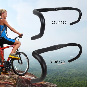 Aluminum Alloy Bicycle Handlebar MTB Road Racing Bike Drop Bars UD 25.4/31.8 x 420mm Bike Carbon Road Handlebar
Aluminum Alloy Bicycle Handlebar MTB Road Racing Bike Drop Bars UD 25.4/31.8 x 420mm Bike Carbon Road Handlebar