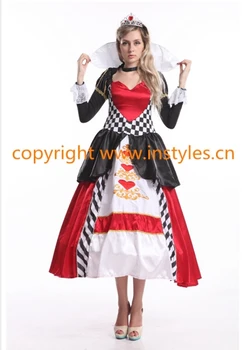 Adult Fairytale Queen Of Hearts Outfit Fancy Dress Costume Storybook Ladies free shipping
Adult Fairytale Queen Of Hearts Outfit Fancy Dress Costume Storybook Ladies free shipping