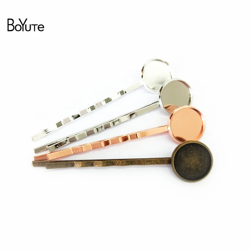 BoYuTe 50Pcs Round 10MM 12MM 14MM Cabochon Base Hair Clip Blank Tray DIY Hair Jewelry Findings
BoYuTe 50Pcs Round 10MM 12MM 14MM Cabochon Base Hair Clip Blank Tray DIY Hair Jewelry Findings