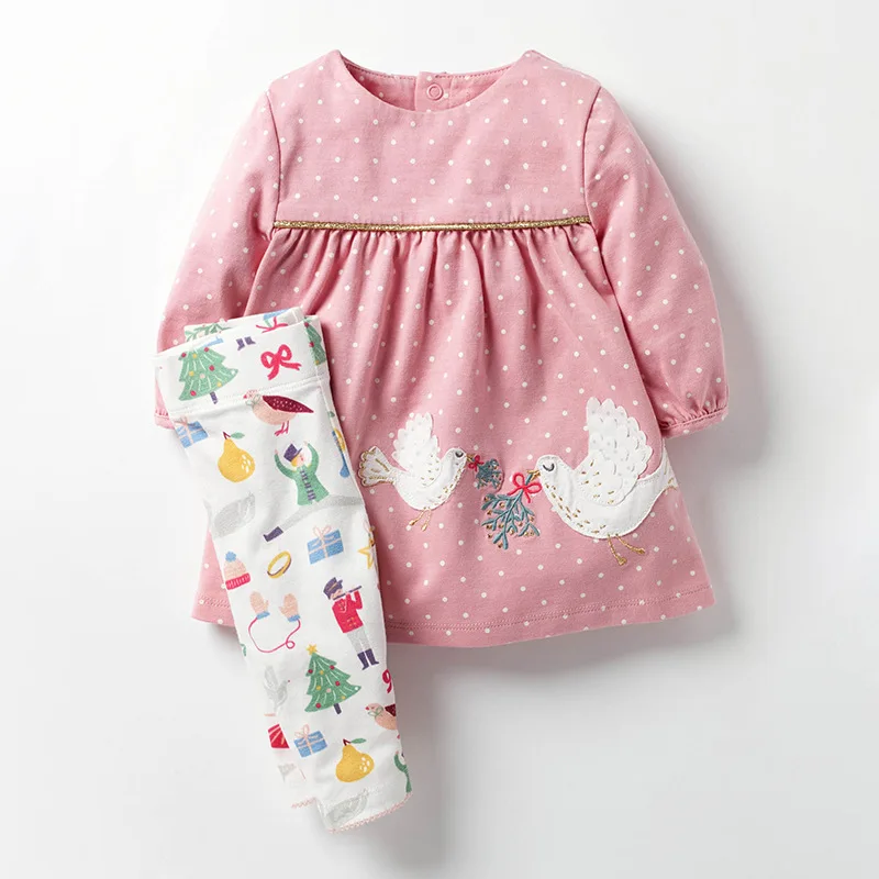 Little Maven New Spring Autumn O-neck Pink Dove Appliques Buttons Printed Pants Cotton Knitted Girls Casual Long-sleeved Sets
Little Maven New Spring Autumn O-neck Pink Dove Appliques Buttons Printed Pants Cotton Knitted Girls Casual Long-sleeved Sets