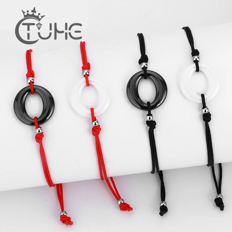 Fashion Black White Round Hand Bracelet String Chakra Beads Lucky Black Red Rope Adjustable Women Yoga Bracelet Jewelry pulsera
Fashion Black White Round Hand Bracelet String Chakra Beads Lucky Black Red Rope Adjustable Women Yoga Bracelet Jewelry pulsera