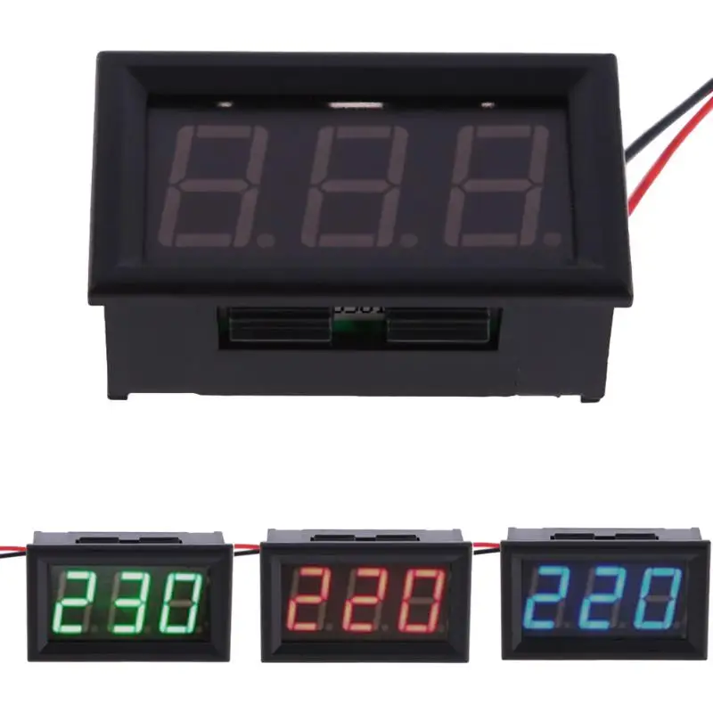 Professional Voltmeter LED Digital AC 30-500V Digital Voltmeter Home Use Volt Meter Dual Digital Volt Meter Home Use Tool E5M1
Professional Voltmeter LED Digital AC 30-500V Digital Voltmeter Home Use Volt Meter Dual Digital Volt Meter Home Use Tool E5M1