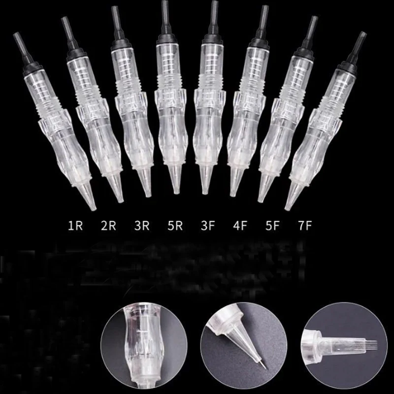 10PCS 1rl 0.18mm Revolution Tattoo Needle Permanent Makeup Cartridge Needles For Tattoo Machine Kit Eyebrow Needle
10PCS 1rl 0.18mm Revolution Tattoo Needle Permanent Makeup Cartridge Needles For Tattoo Machine Kit Eyebrow Needle