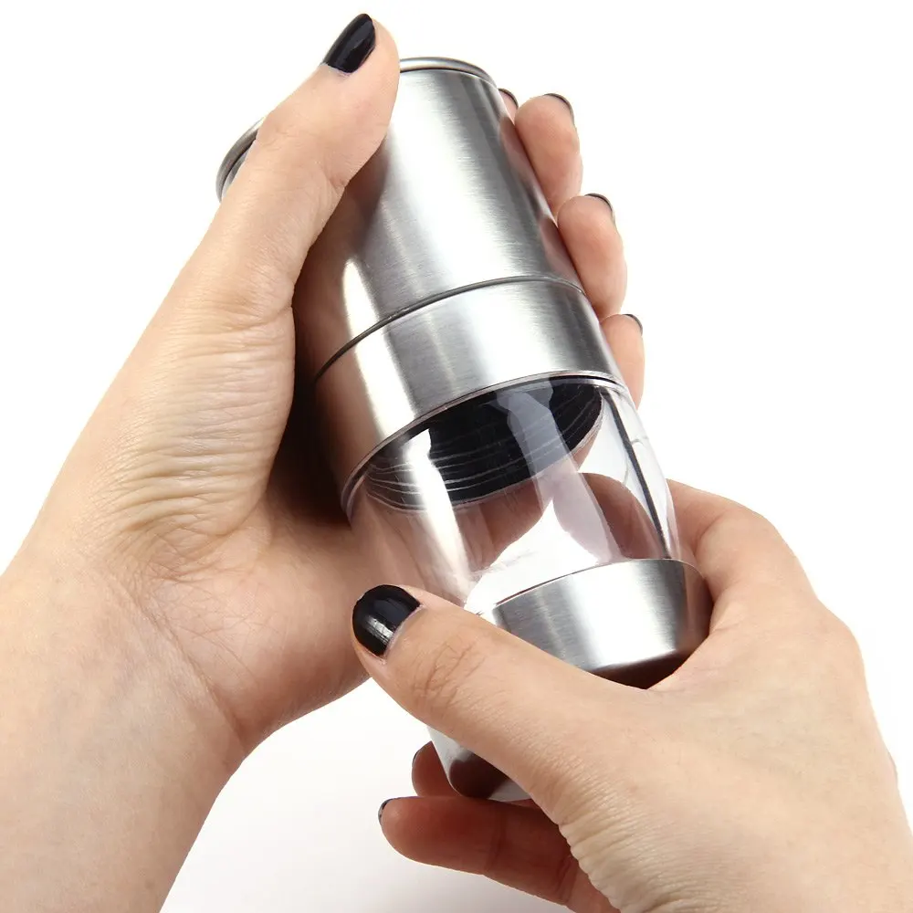 2016 Stainless Steel Manual Salt Pepper Mill Grinder Seasoning Cooking Tools Kitchen Accessories for Home Restaurant China
2016 Stainless Steel Manual Salt Pepper Mill Grinder Seasoning Cooking Tools Kitchen Accessories for Home Restaurant China