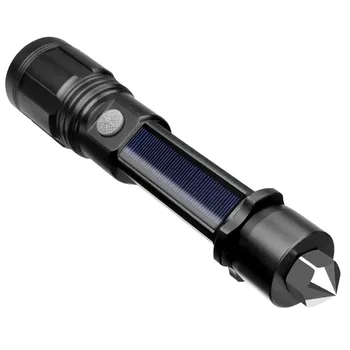 ISHOWTIENDA Shock Resistant LED Solar Power Flashlight Camping Lamp Light USB Rechargeable Torch Power Bank Self Defense#y40
ISHOWTIENDA Shock Resistant LED Solar Power Flashlight Camping Lamp Light USB Rechargeable Torch Power Bank Self Defense#y40